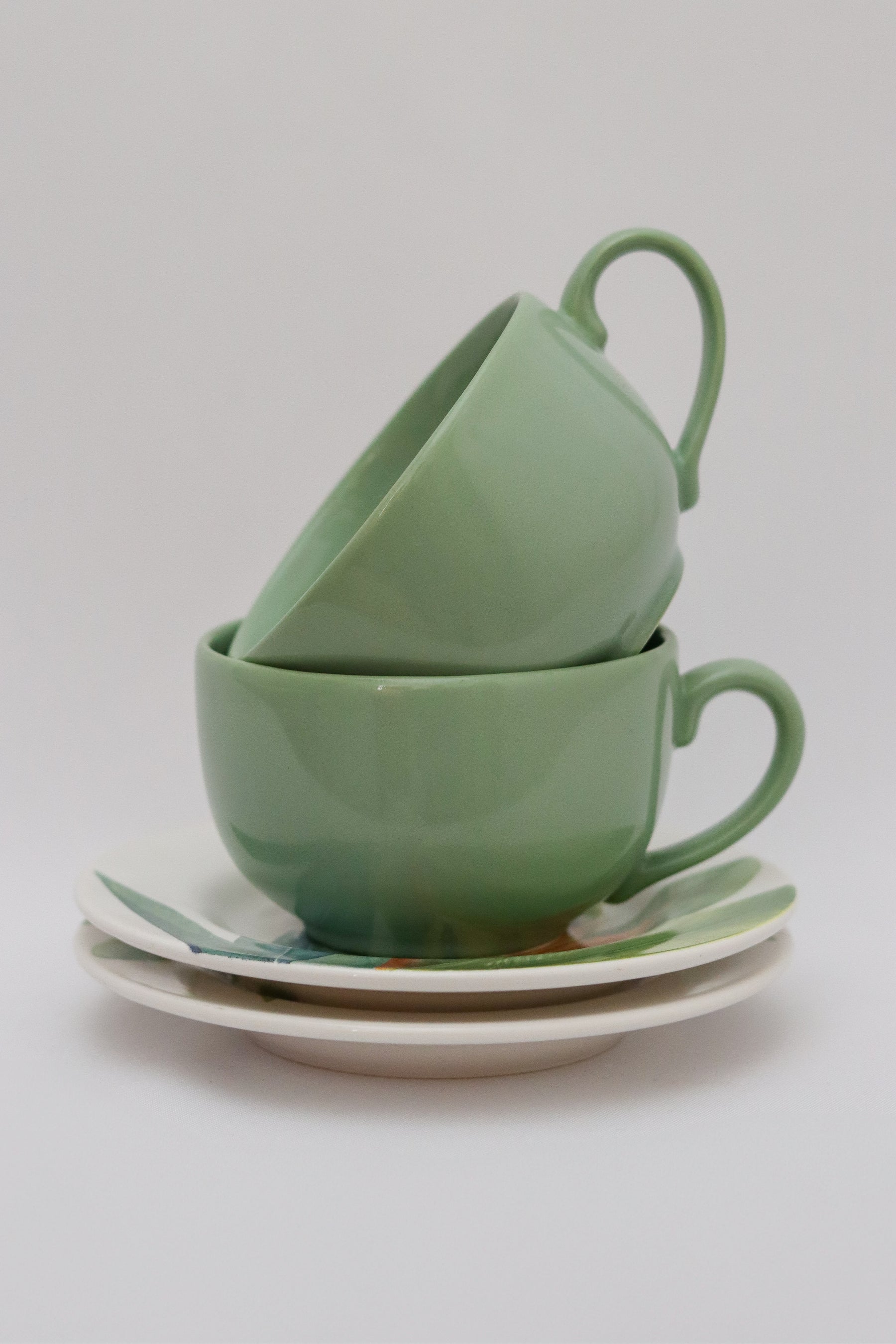 Xícara de Chá C/ Pires Estrelitzia Plus Alleanza