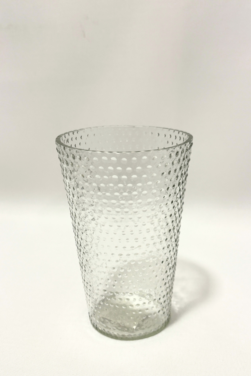 Vaso em Vidro Texturizado