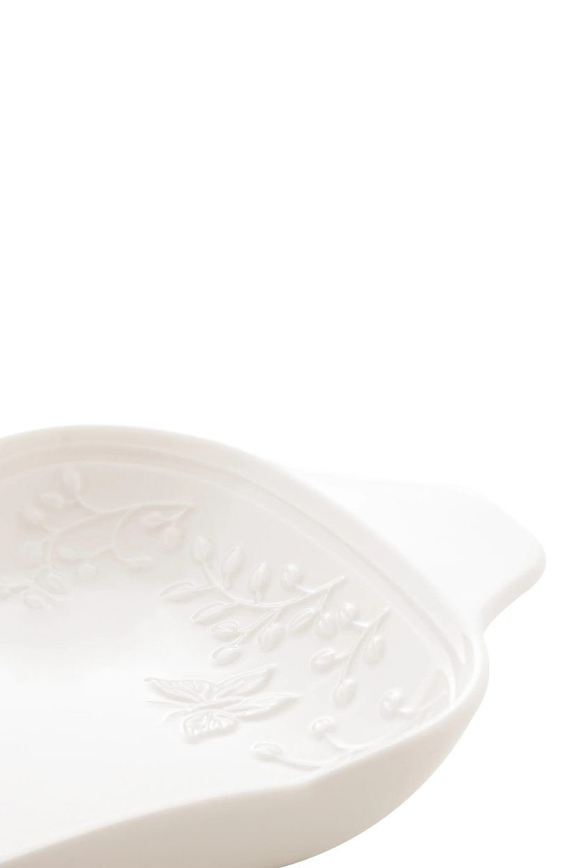 Petisqueira com 3 Divisórias em Porcelana Lyor