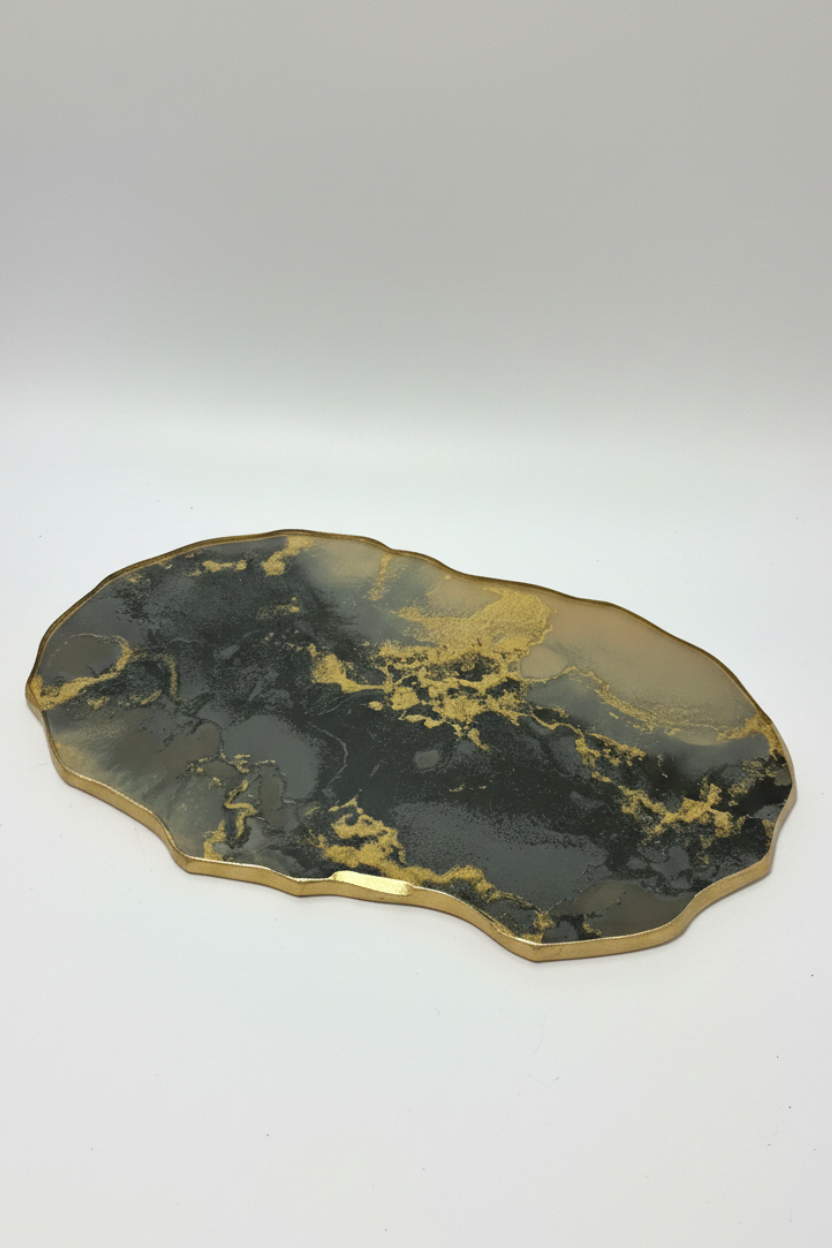Bandeja Pedra Orgânica G Stone Onix