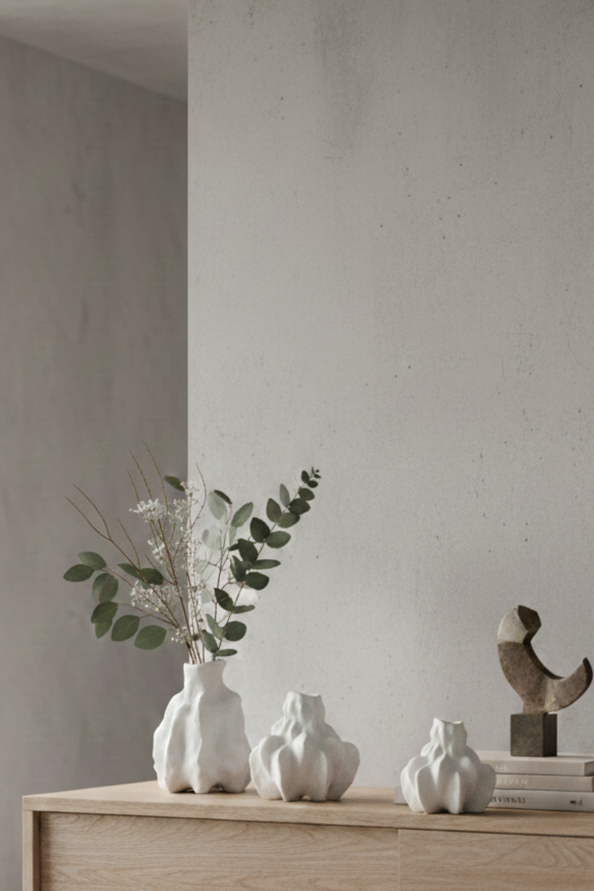 Conjunto de 3 Vasos em Cerâmica Mart