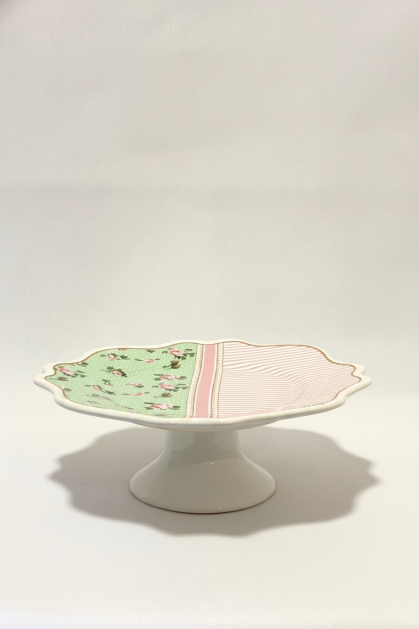 Porta Petit Four com Pé Belle Romance Scalla