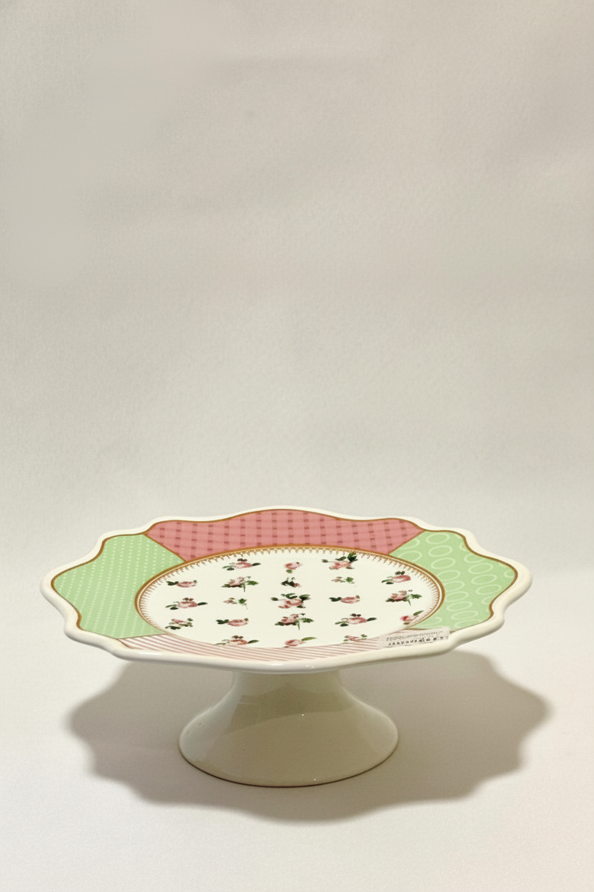 Porta Petit Four com Pé Belle Romance Scalla