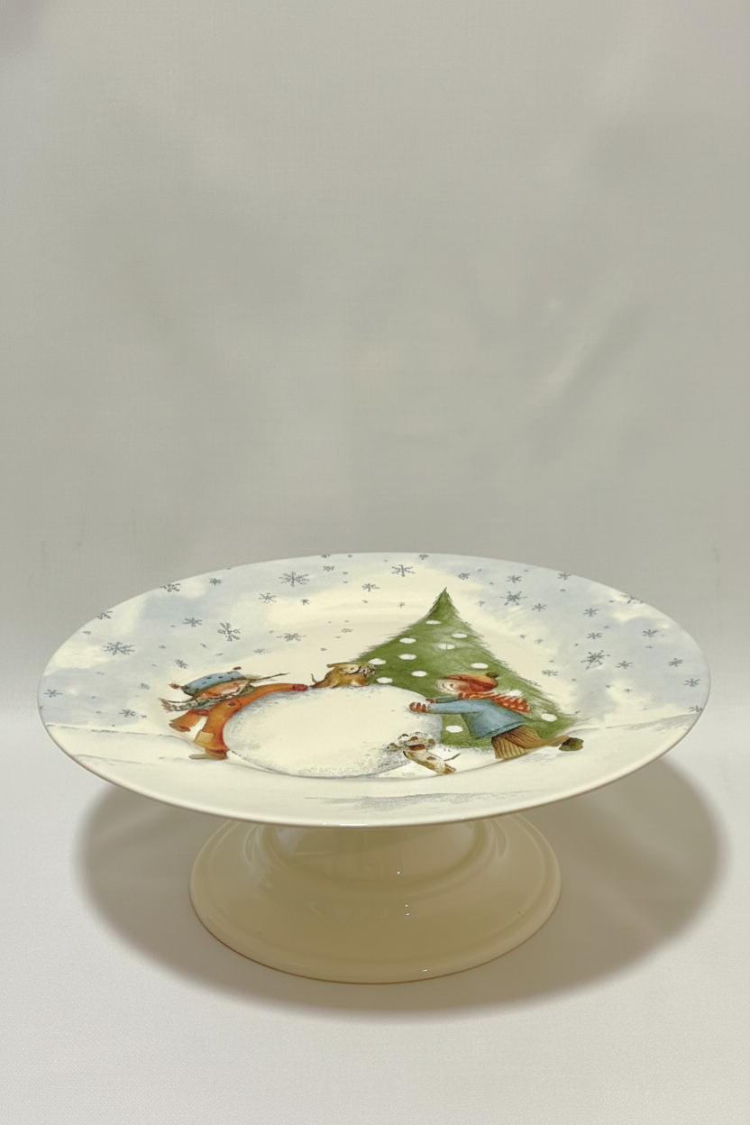 Prato para Bolo Médio Sweet Christmas Plus Alleanza