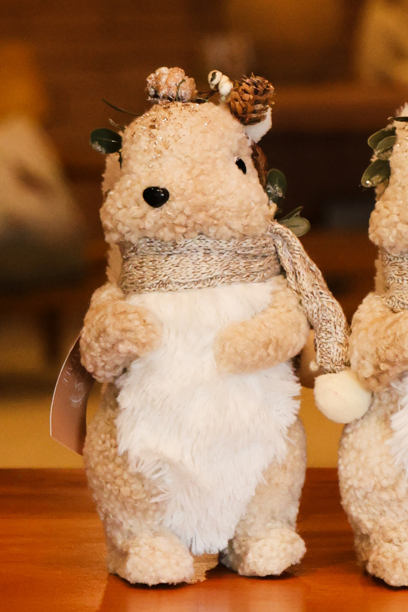 Esquilo com Folhagem