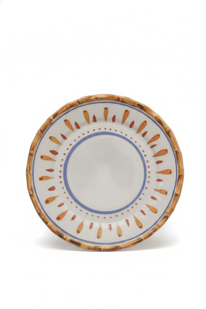 Jogo 6 Pratos Rasos Sardine Maison Blanche