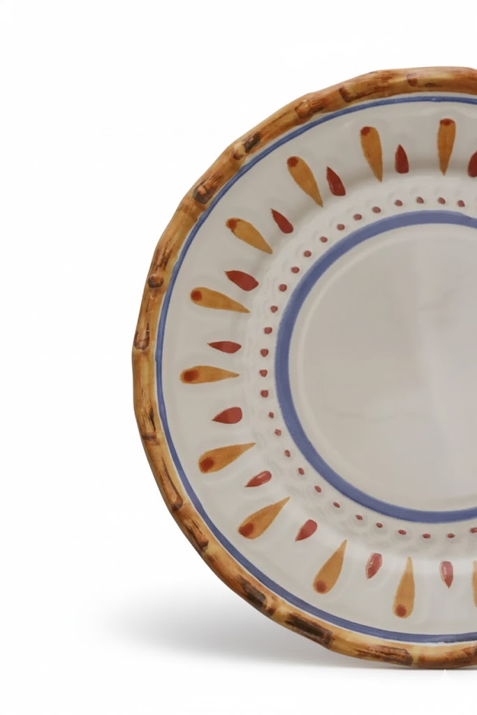 Jogo 6 Pratos Rasos Sardine Maison Blanche