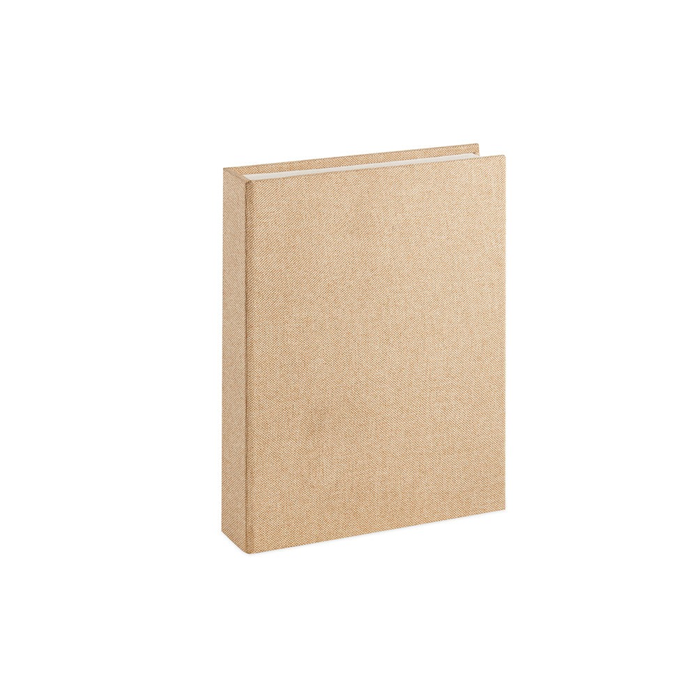 Livro Caixa M em MDF com Revestimento em Linho Mart