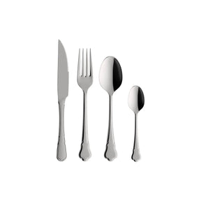 Faqueiro com 24 Peças em Aço Inox Ouro Preto Oxford