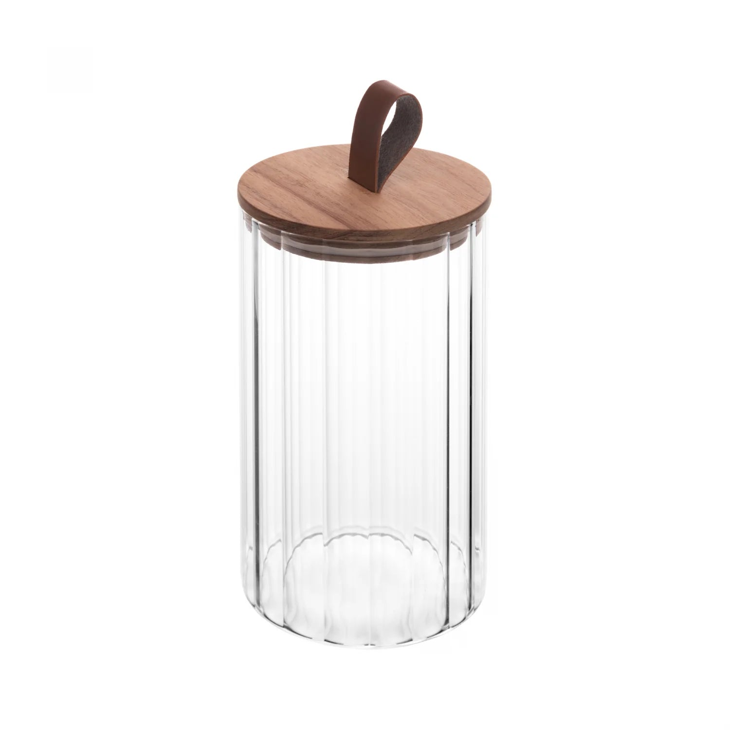 Pote de Vidro Borossilicato com Tampa de Acácia Classic Wolff