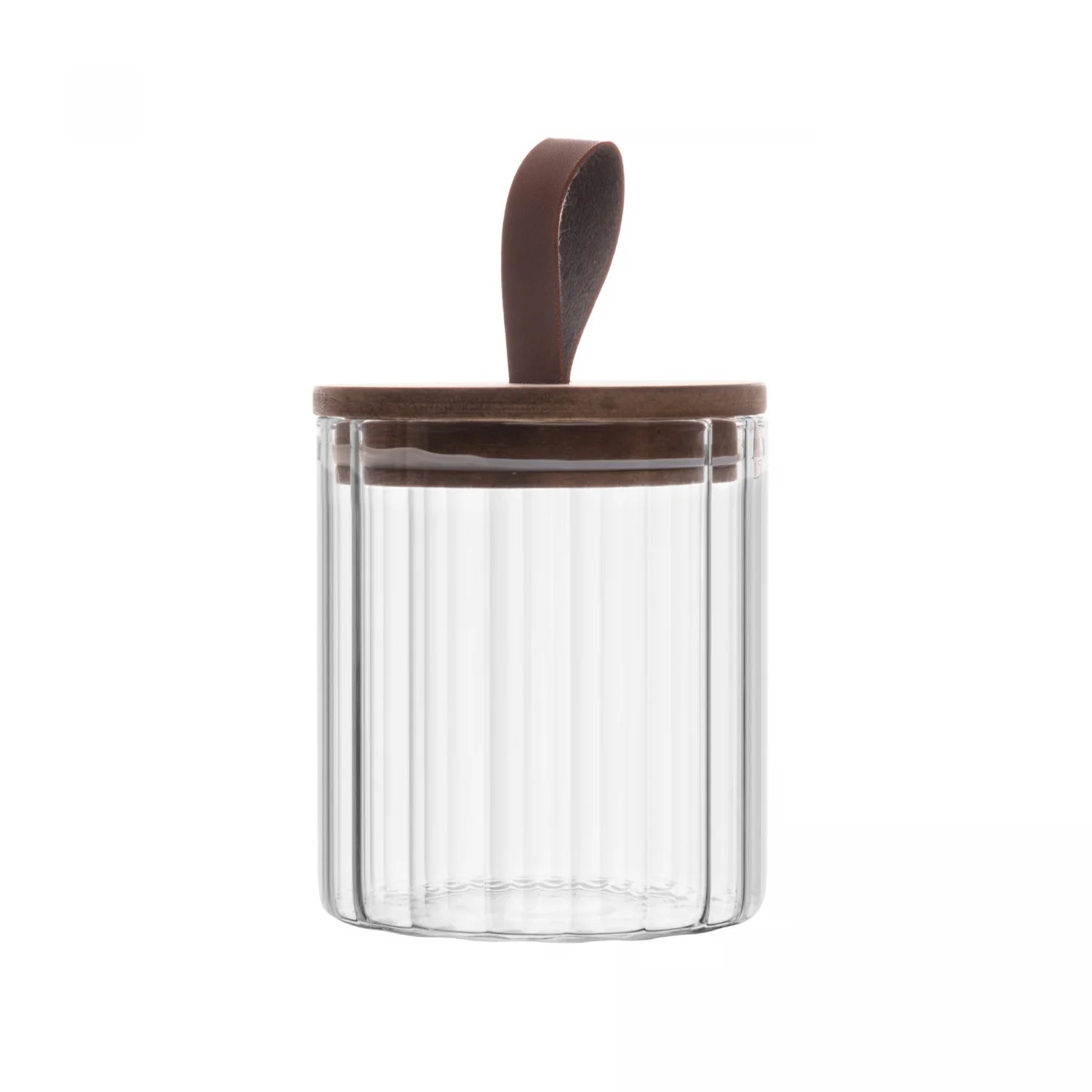 Pote de Vidro Borossilicato com Tampa de Acácia Classic Wolff