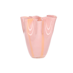 Vaso em Vidro Orgânico Rosa Mart