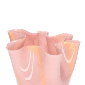 Vaso em Vidro Orgânico Rosa Mart