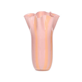 Vaso em Vidro Orgânico Rosa Mart