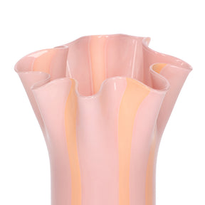 Vaso em Vidro Orgânico Rosa Mart