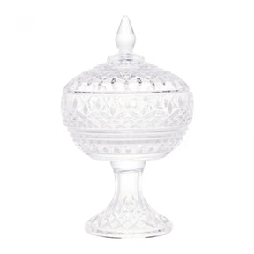 Potiche de Cristal com Pé Lys Wolff