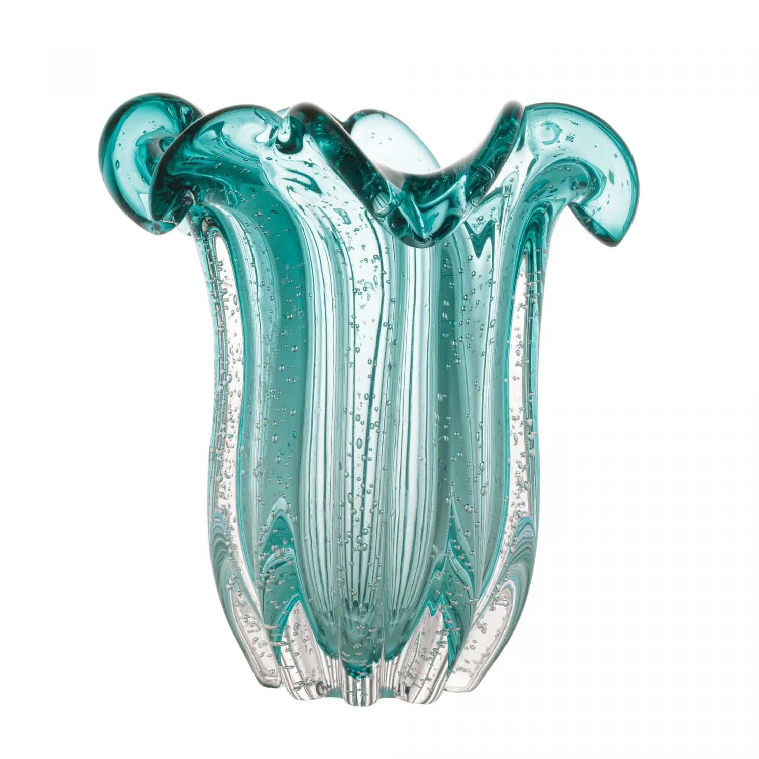 Vaso em Vidro Italy Tiffany Wolff