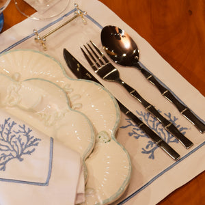 Faqueiro 16 peças Aço Inox Bambu Elegant, Lyor