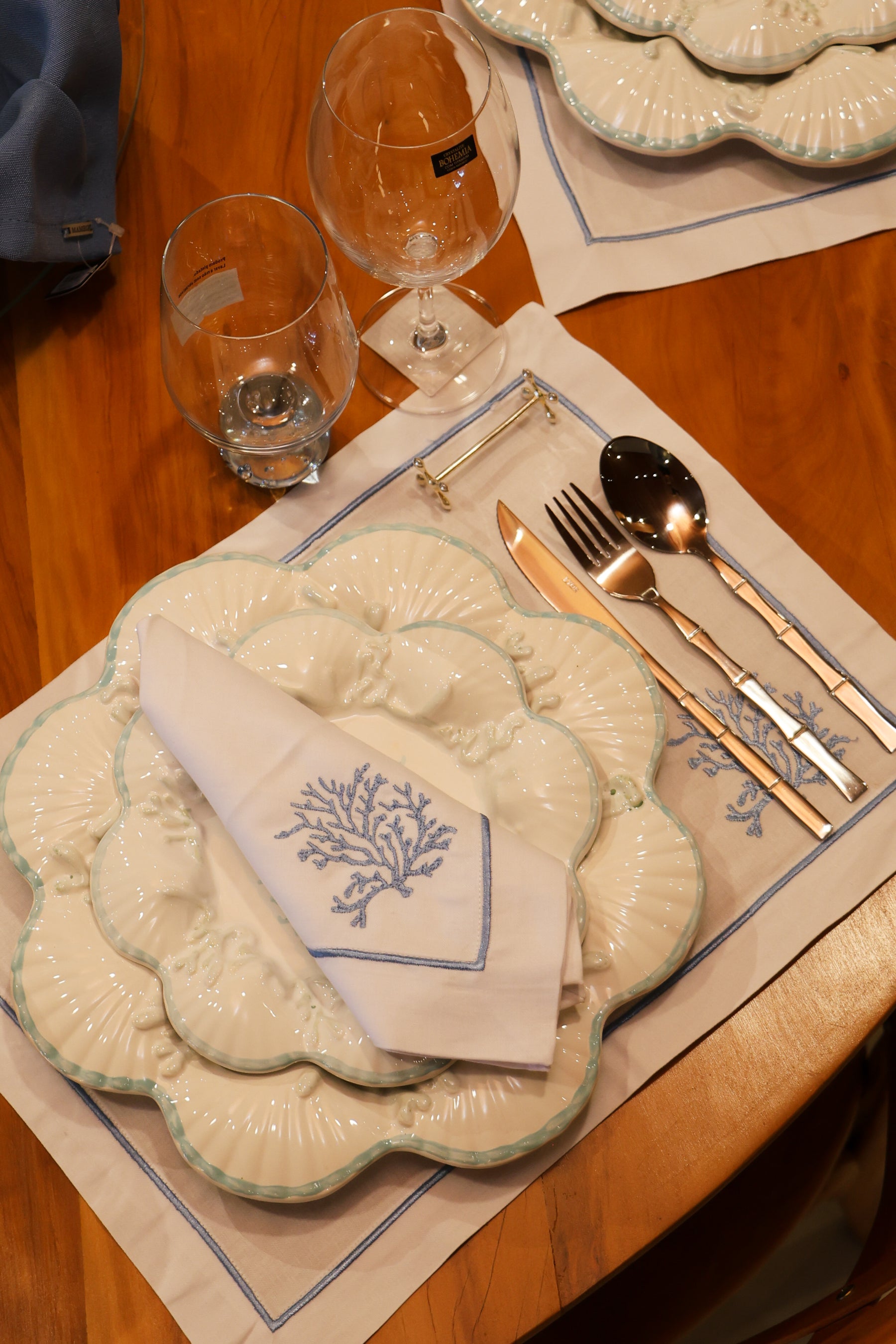 Jogo 6 Pratos de Sobremesa Al Mare, Scalla