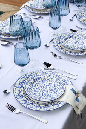 Taça de Vidro P/ Vinho Azul Marinho 450ml