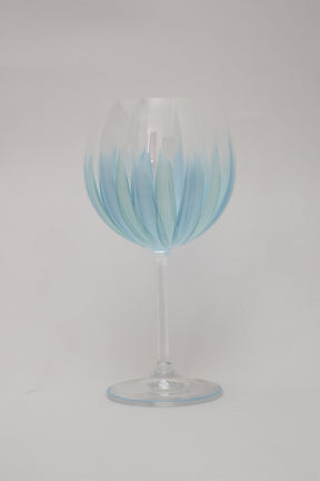 Taça de Cristal de Titânio 570ml Pintada à Mão