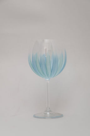 Taça de Cristal de Titânio 570ml Pintada à Mão