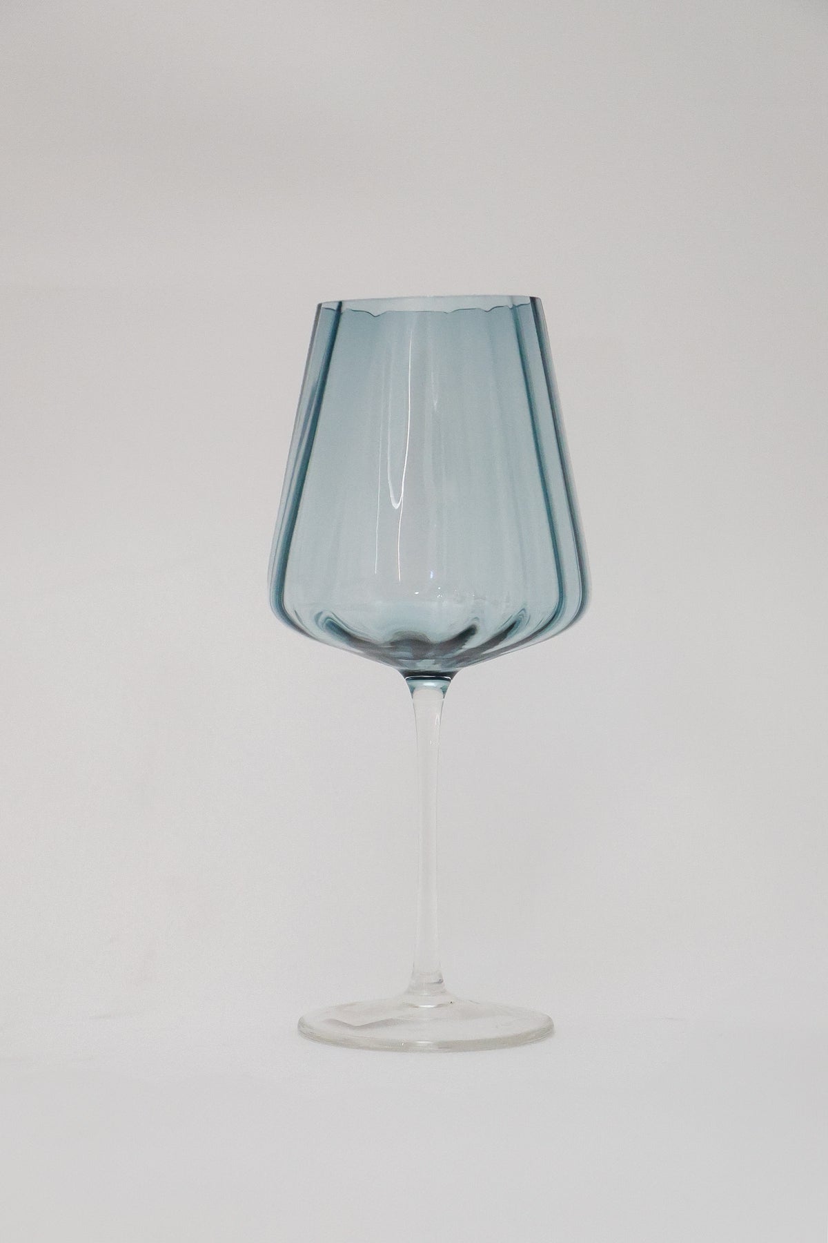 Taça de Vidro P/ Vinho Azul Marinho 450ml