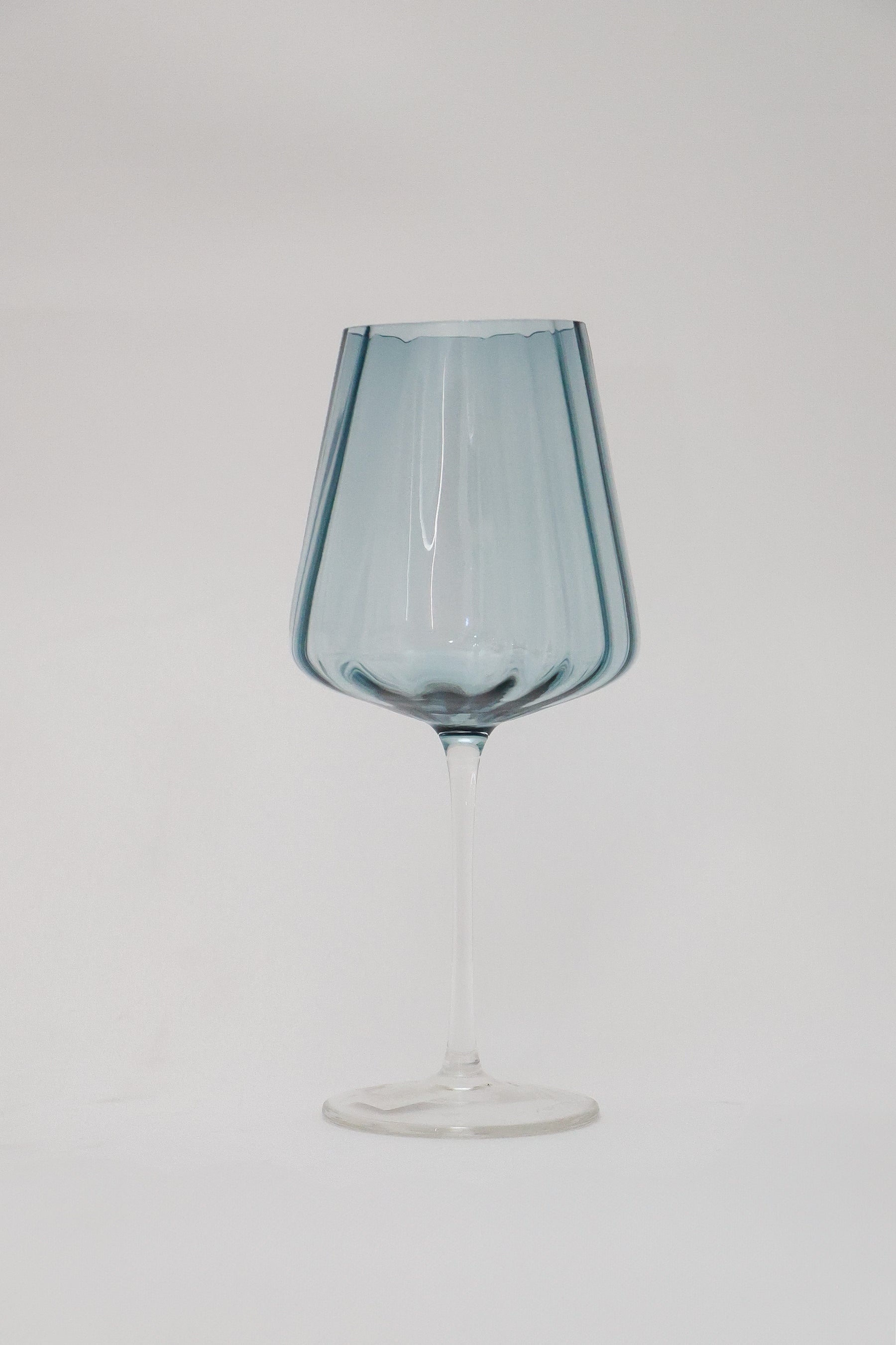 Taça de Vidro P/ Vinho Azul Marinho 450ml