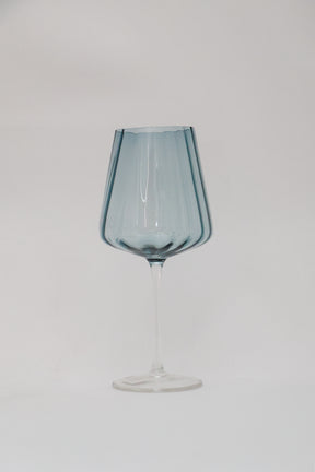 Taça de Vidro P/ Vinho Azul Marinho 450ml