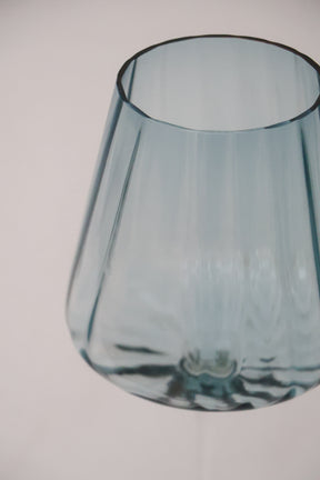 Taça de Vidro P/ Vinho Azul Marinho 450ml