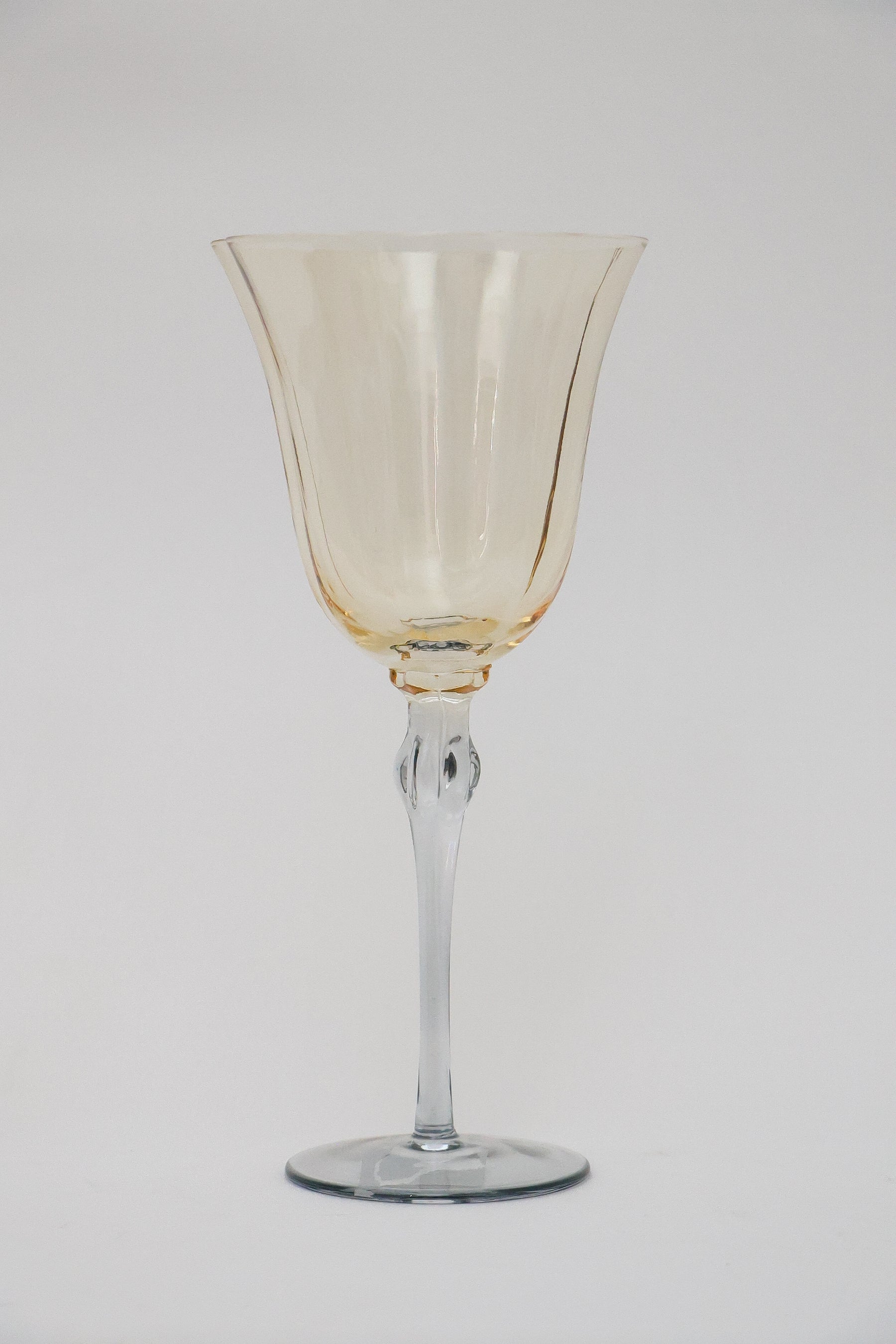 Taça de Vidro p/ Vinho França 300ml - Ambar e Cinza