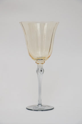 Taça de Vidro p/ Vinho França 300ml - Ambar e Cinza