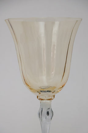 Taça de Vidro p/ Vinho França 300ml - Ambar e Cinza