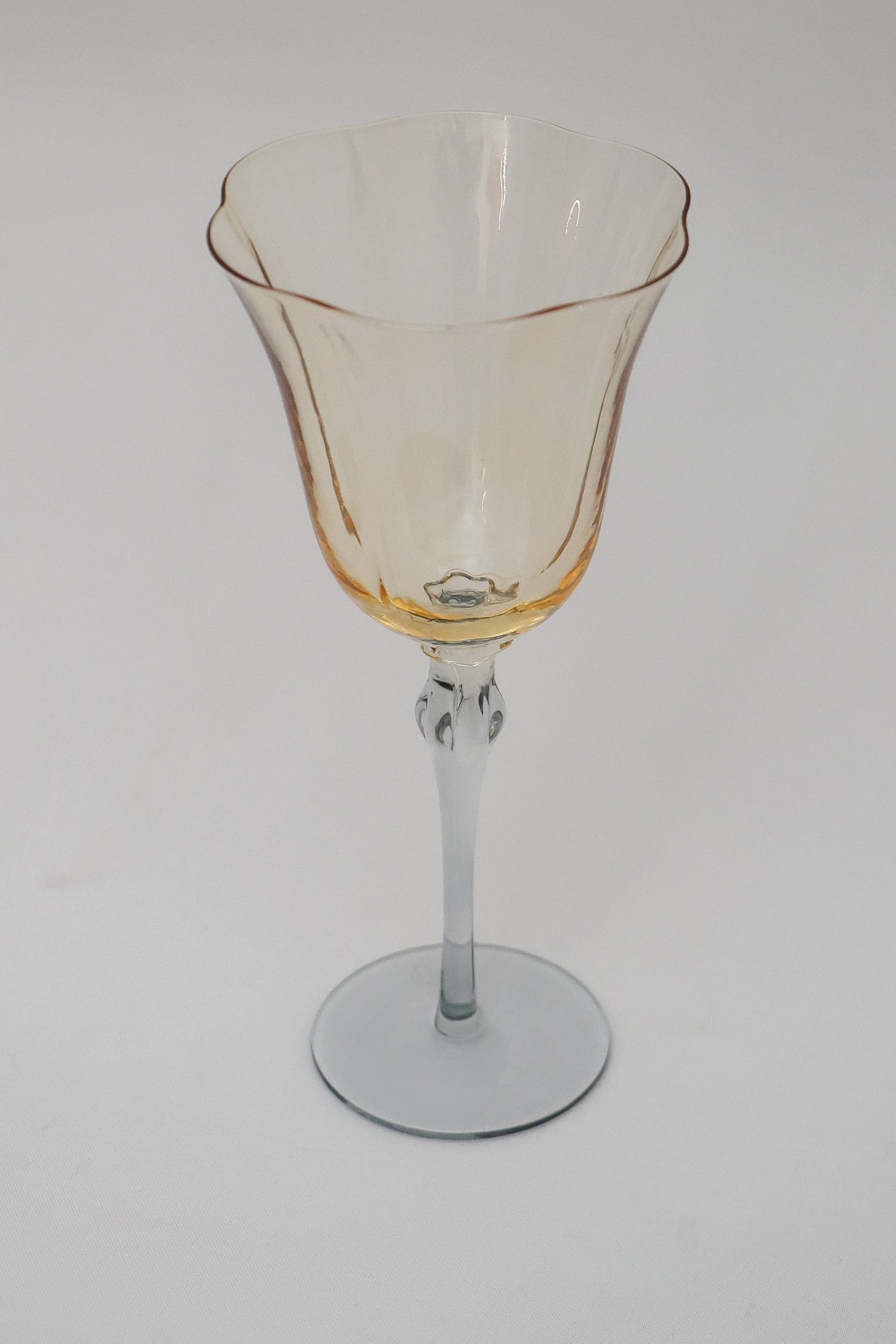 Taça de Vidro p/ Vinho França 300ml - Ambar e Cinza