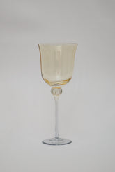 Taça de Vidro p/ Vinho Bélgica 320ml - Ambar e Cinza