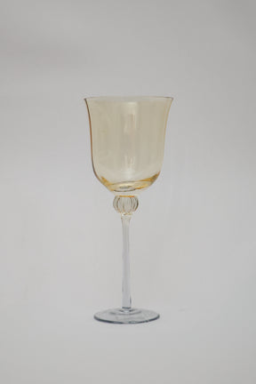 Taça de Vidro p/ Vinho Bélgica 320ml - Ambar e Cinza