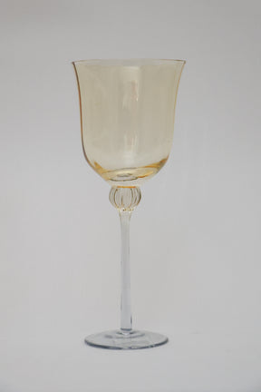 Taça de Vidro p/ Vinho Bélgica 320ml - Ambar e Cinza