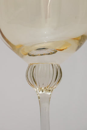 Taça de Vidro p/ Vinho Bélgica 320ml - Ambar e Cinza