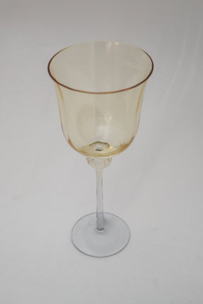 Taça de Vidro p/ Vinho Bélgica 320ml - Ambar e Cinza