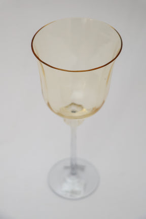 Taça de Vidro p/ Vinho Bélgica 320ml - Ambar e Cinza