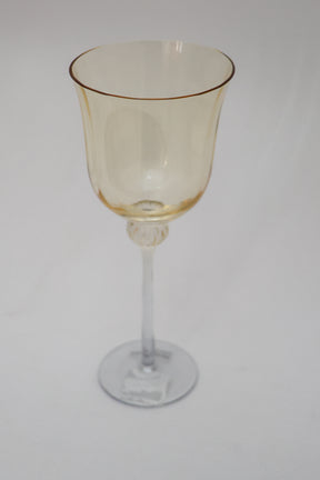 Taça de Vidro p/ Vinho Bélgica 320ml - Ambar e Cinza