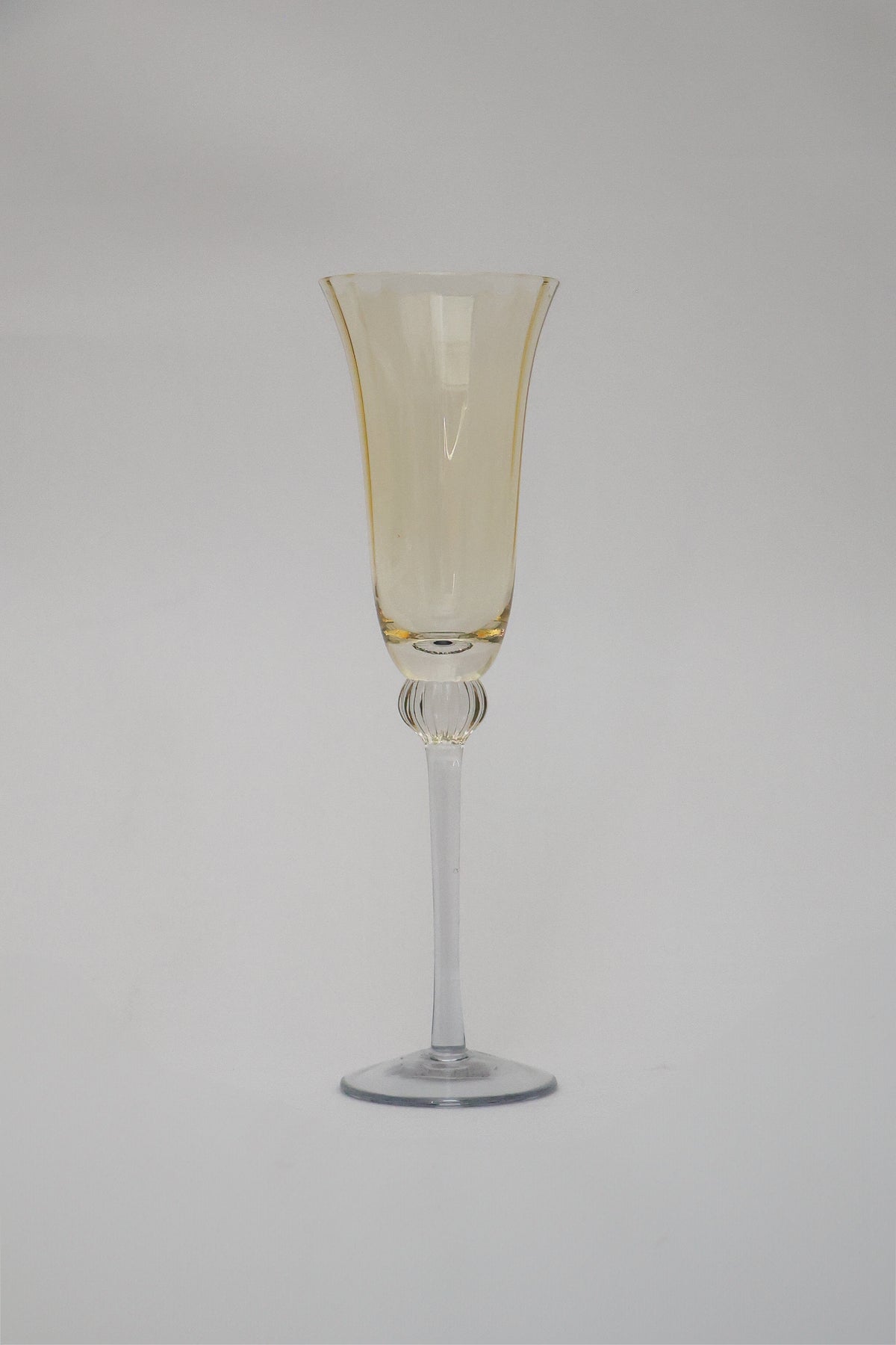 Taça de Vidro p/ Champanhe Espanha 180ml - Ambar e Cinza