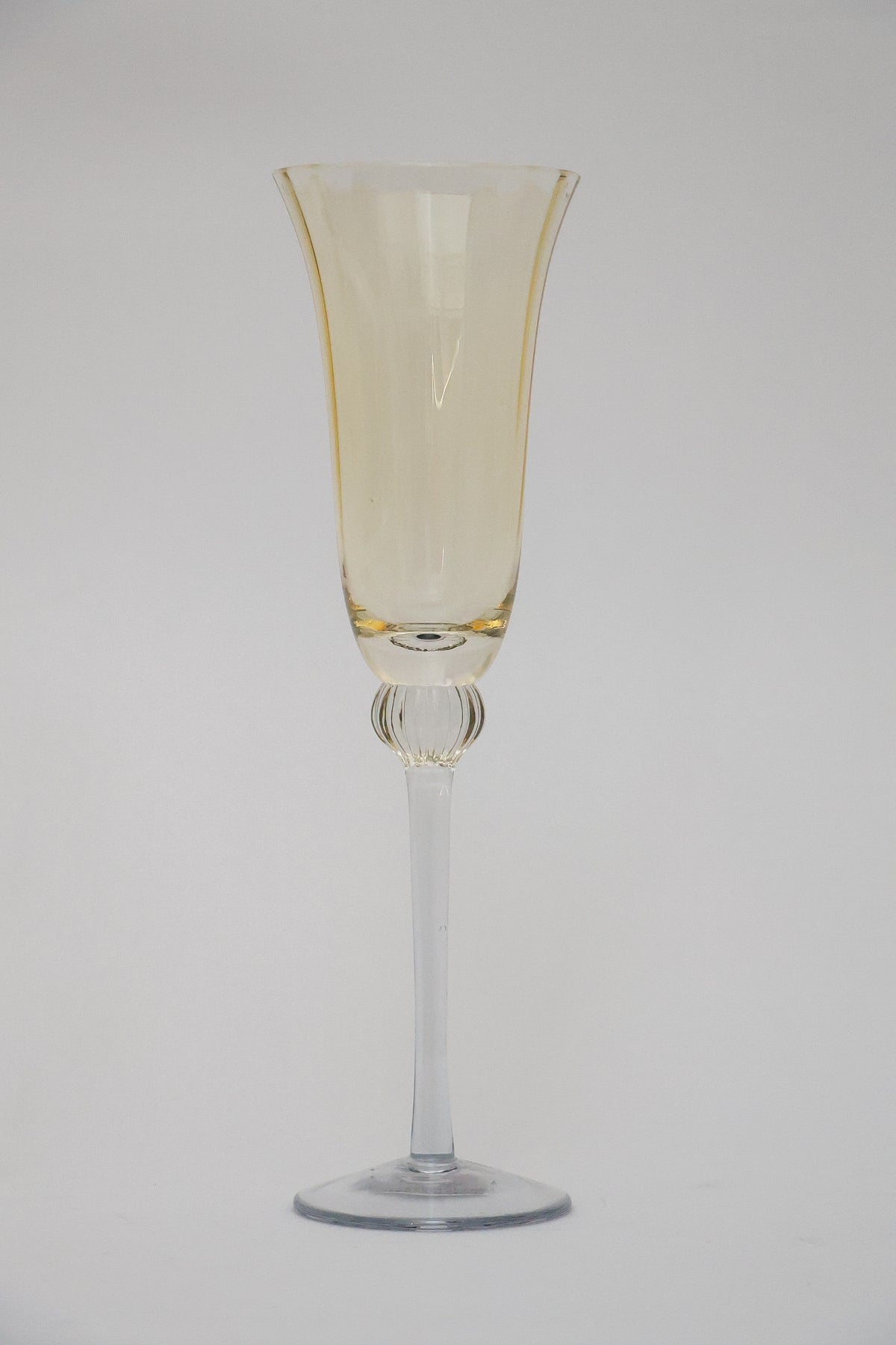 Taça de Vidro p/ Champanhe Espanha 180ml - Ambar e Cinza