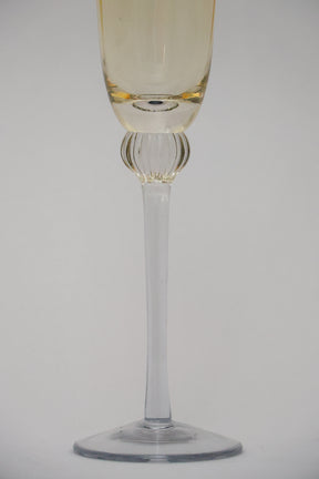 Taça de Vidro p/ Champanhe Espanha 180ml - Ambar e Cinza