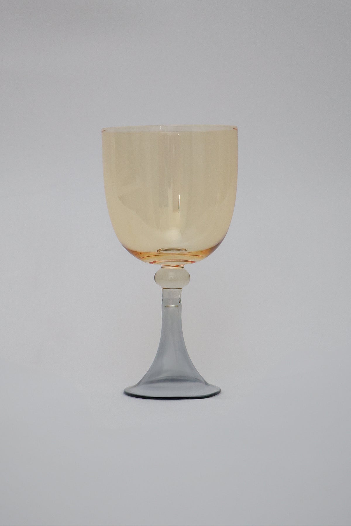 Taça de Vidro p/ Vinho Portugal 360ml - Ambar e Cinza