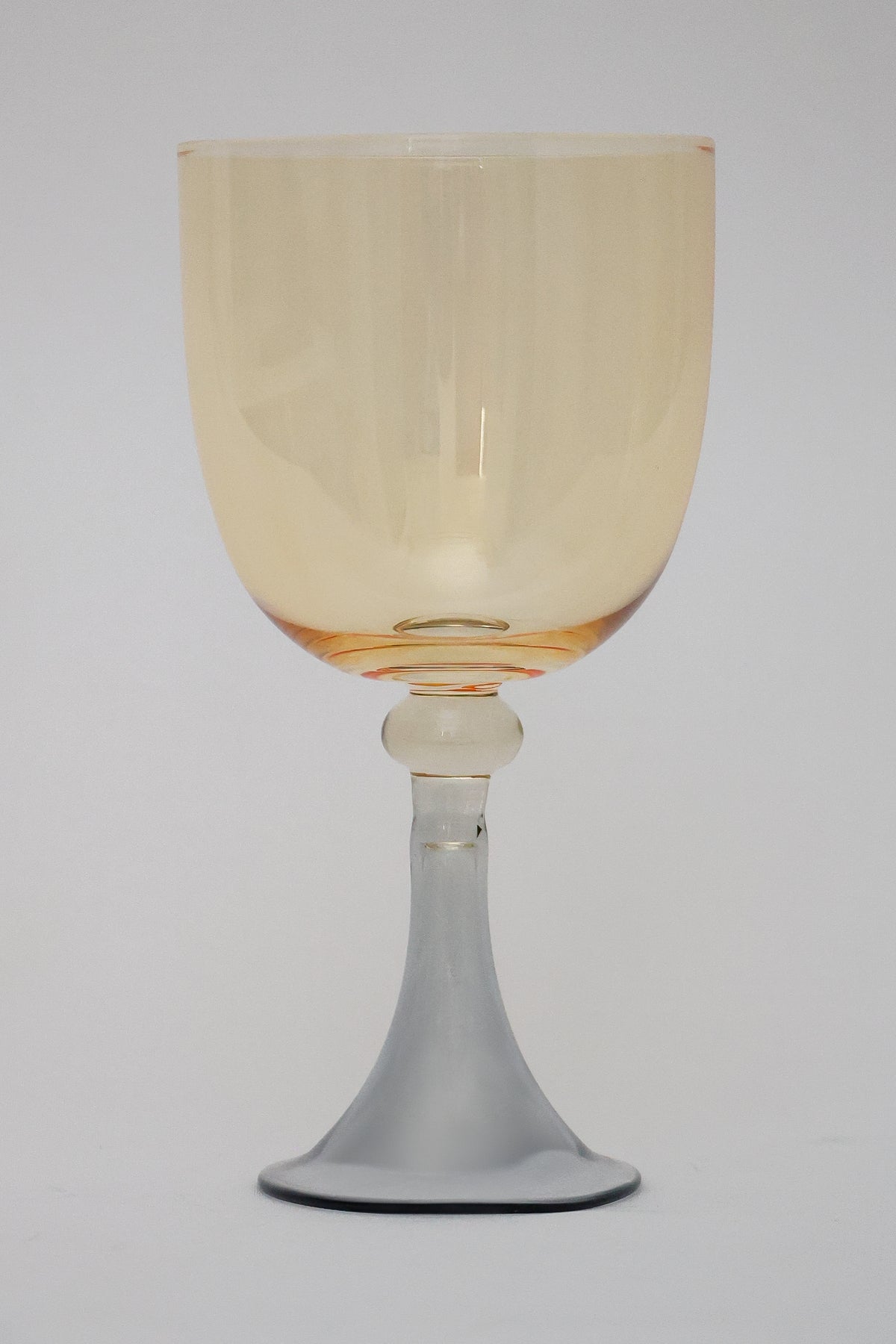 Taça de Vidro p/ Vinho Portugal 360ml - Ambar e Cinza