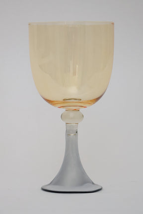 Taça de Vidro p/ Vinho Portugal 360ml - Ambar e Cinza