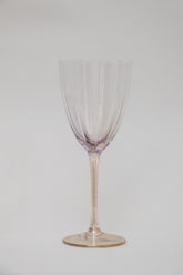 Taça de Vidro P/ Vinho Miami Transparente Lilás 280ml