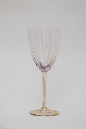 Taça de Vidro P/ Vinho Miami Transparente Lilás 280ml