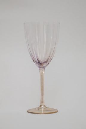 Taça de Vidro P/ Vinho Miami Transparente Lilás 280ml